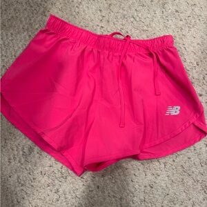 New Balance Women's Vibrant Pink Athletic Shorts